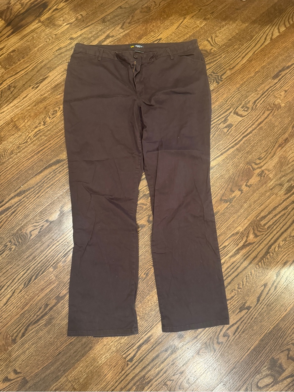 Lee relaxed fit brown chino pants